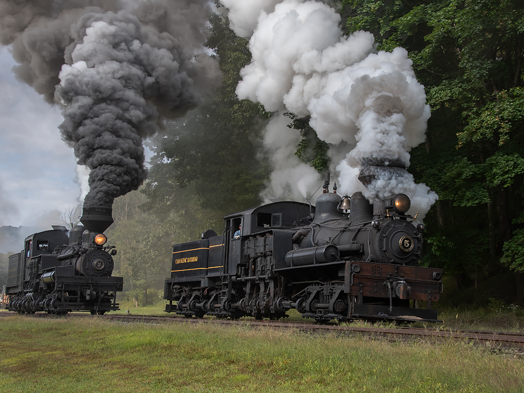 Trains 5 and 2, Leave Cass by Tom McCreary (Groups 7 & 32)